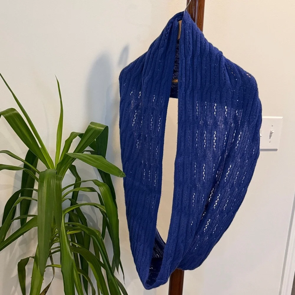 Celeste Royal Blue Cashmere & Wool-Blend Scarf